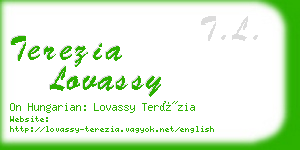 terezia lovassy business card